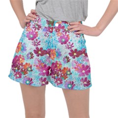 Cosmos Flowers Ripstop Shorts