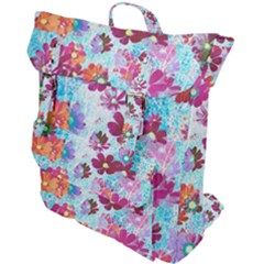 Cosmos Flowers Buckle Up Backpack