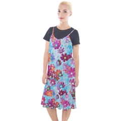 Cosmos Flowers Camis Fishtail Dress