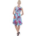 Cosmos Flowers Knee Length Skater Dress View2