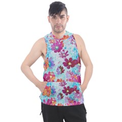 Cosmos Flowers Men s Sleeveless Hoodie