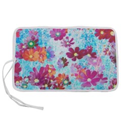 Cosmos Flowers Pen Storage Case (M)