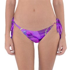 Infinity Painting Purple Reversible Bikini Bottom by DinkovaArt