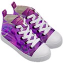 Infinity Painting Purple Kids  Mid-Top Canvas Sneakers View3