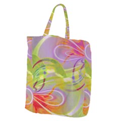 Infinity Painting Green Giant Grocery Tote by DinkovaArt