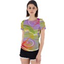 Infinity Painting Green Back Cut Out Sport Tee View1