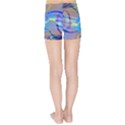 Infinity Painting Blue Kids  Sports Shorts View2