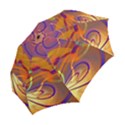 Infinity Painting Orange Folding Umbrellas View2