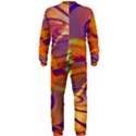 Infinity Painting Orange OnePiece Jumpsuit (Men)  View2