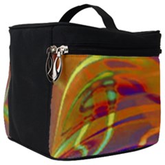 Infinity Painting Orange Make Up Travel Bag (big)