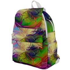  Rainbow Painting Patterns 1 Top Flap Backpack by DinkovaArt