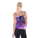 Rainbow Painting Pattern 2 Spaghetti Strap Top View2