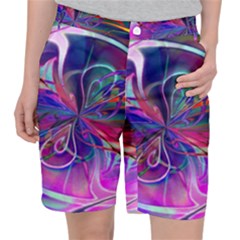 Rainbow Painting Pattern 2 Pocket Shorts by DinkovaArt