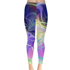 Rainbow Painting Patterns 3 Leggings  by DinkovaArt