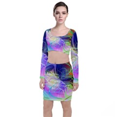 Rainbow Painting Patterns 3 Top And Skirt Sets by DinkovaArt