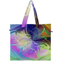 Rainbow Painting Patterns 3 Canvas Travel Bag by DinkovaArt