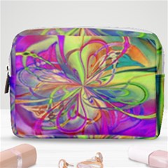 Rainbow Painting Pattern 4 Make Up Pouch (medium) by DinkovaArt