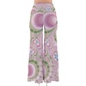 Pastel Pink Abstract Floral Print Pattern So Vintage Palazzo Pants View2