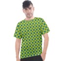 Green Polka Dots Spots Pattern Men s Sport Top View1