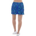 Blue Polka Dots Pattern Tennis Skorts View2