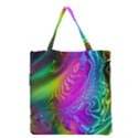 Psychedelic Swirl Trippy Abstract Art Grocery Tote Bag View2