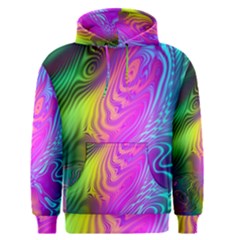 Psychedelic Swirl Trippy Abstract Art Men s Core Hoodie by SpinnyChairDesigns