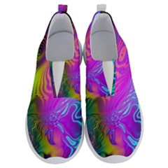 Psychedelic Swirl Trippy Abstract Art No Lace Lightweight Shoes by SpinnyChairDesigns