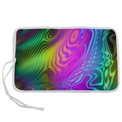 Psychedelic Swirl Trippy Abstract Art Pen Storage Case (s)