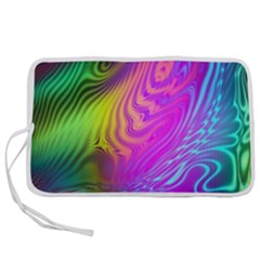 Psychedelic Swirl Trippy Abstract Art Pen Storage Case (m)