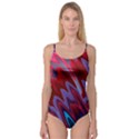 Red Blue Zig Zag Waves Pattern Camisole Leotard  View1