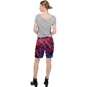 Red Blue Zig Zag Waves Pattern Pocket Shorts View2