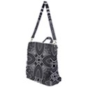 Black and White Intricate Pattern Crossbody Backpack View1