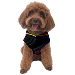 Neon Glow Lines On Black Dog Sweater