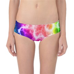 Colorful Tie Dye Pattern Texture Classic Bikini Bottoms by SpinnyChairDesigns