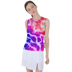 Colorful Tie Dye Pattern Texture Women s Sleeveless Sports Top