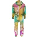 Watercolor Flowers Floral Print Hooded Jumpsuit (Men)  View2