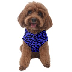 Abstract Black And Purple Checkered Pattern Dog Sweater by SpinnyChairDesigns