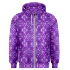 Geometric Galaxy Pattern Print Men s Zipper Hoodie by dflcprintsclothing