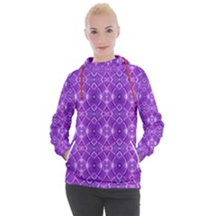 Geometric Galaxy Pattern Print Women s Hooded Pullover