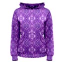 Geometric Galaxy Pattern Print Women s Pullover Hoodie View1