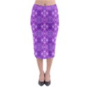 Geometric Galaxy Pattern Print Midi Pencil Skirt View1