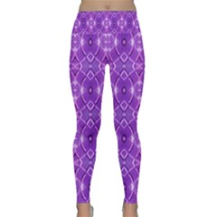 Geometric Galaxy Pattern Print Lightweight Velour Classic Yoga Leggings by dflcprintsclothing