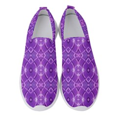 Geometric Galaxy Pattern Print Women s Slip On Sneakers by dflcprintsclothing