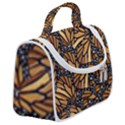 Monarch Butterfly Wings Pattern Satchel Handbag View2