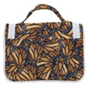 Monarch Butterfly Wings Pattern Satchel Handbag View3