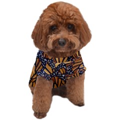 Monarch Butterfly Wings Pattern Dog T-shirt