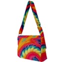 Colorful Dark Tie Dye Pattern Full Print Messenger Bag (S) View2