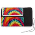 Colorful Dark Tie Dye Pattern Pen Storage Case (M) View2