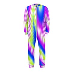 Colorful Blue Purple Pastel Tie Dye Pattern OnePiece Jumpsuit (Kids)