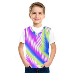 Colorful Blue Purple Pastel Tie Dye Pattern Kids  SportsWear